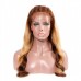 Stema #4 Brown Color 13x4 Transparent Lace Front Human Hair Wig 180% Density